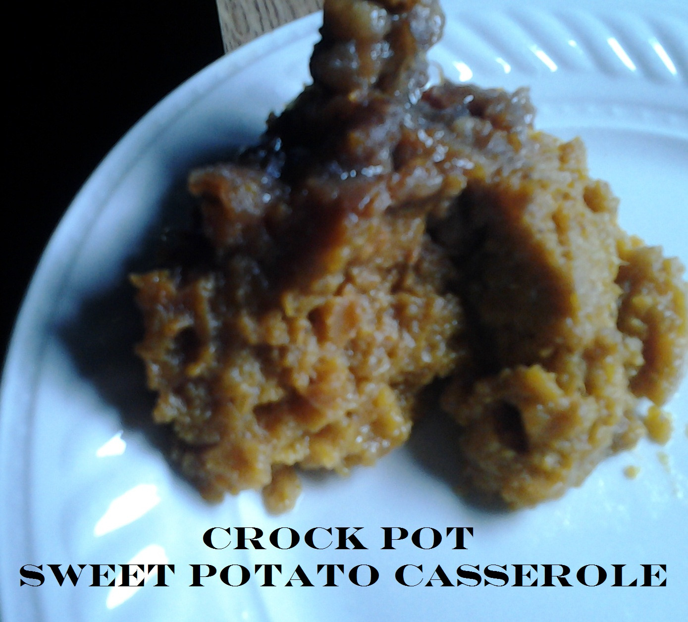 Crock Pot Sweet Potato Casserole
 a Latte with Ott A crock pot sweet potato casserole