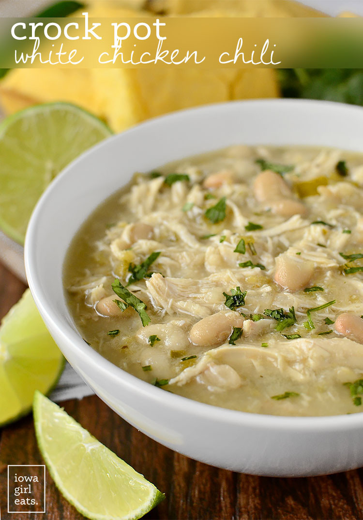 Crock Pot White Chicken Chili
 Crock Pot White Chicken Chili Healthy Crock Pot Recipe