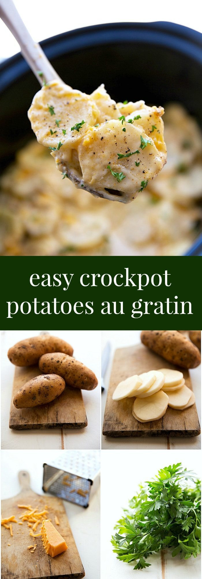 Crockpot Au Gratin Potatoes
 Crockpot Potatoes Au Gratin