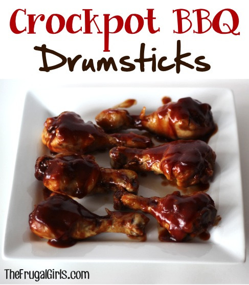 Crockpot Bbq Chicken Legs
 Easy Crockpot BBQ Drumsticks Recipe 3 Ingre nts The