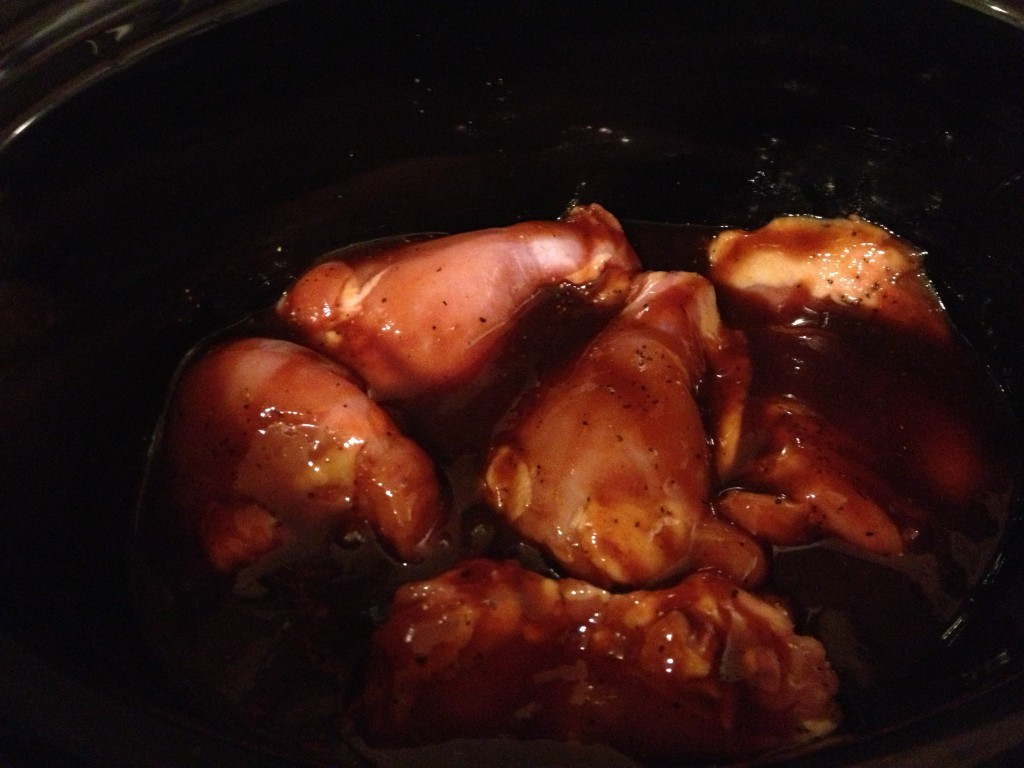 Crockpot Bbq Chicken Thighs
 Crock pot BBQ Chicken Thighs