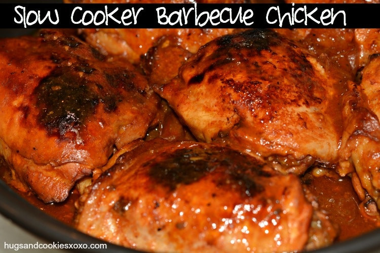 Crockpot Bbq Chicken Thighs
 2 Ingre nt Slow Cooker Barbecue Chicken Hugs and