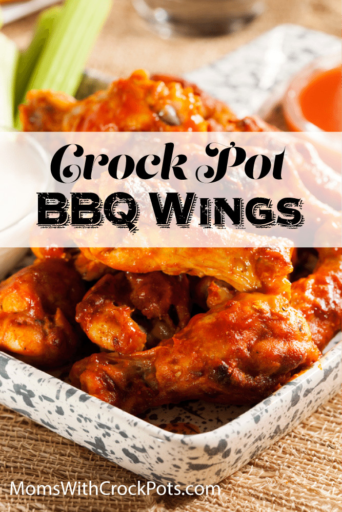 Crockpot Bbq Chicken Wings
 Crockpot BBQ Chicken Wings Moms with Crockpots