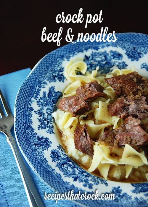 Crockpot Beef And Noodles
 Crock Pot Beef and Noodles Recipes That Crock