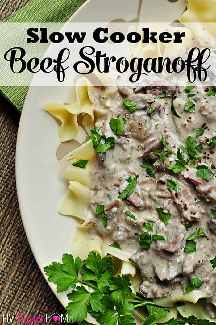 Crockpot Beef Stroganoff
 Slow Cooker Beef Stroganoff No ‘Cream of X’ Soup