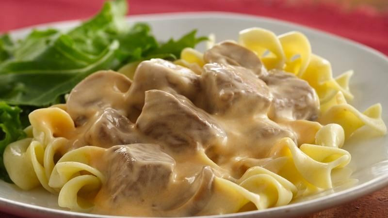 Crockpot Beef Stroganoff
 Slow Cooker Beef Stroganoff recipe from Betty Crocker