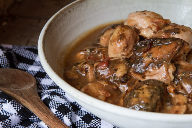 Crockpot Boneless Chicken Thighs
 Beer and Bacon Chicken with Gravy