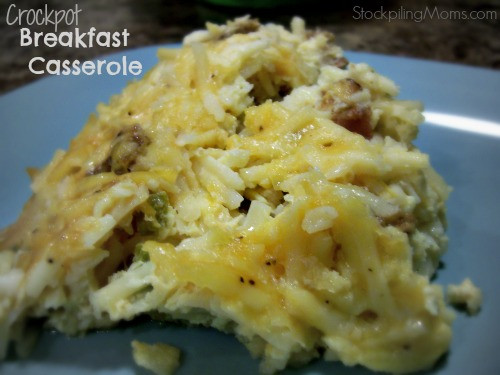 Crockpot Breakfast Casserole Recipe
 Crockpot Breakfast Casserole