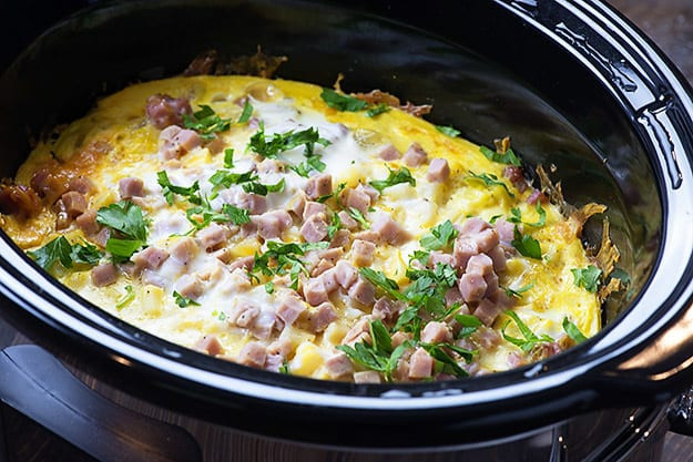 Crockpot Breakfast Casserole Recipe
 Slow Cooker Breakfast Casserole — Buns In My Oven