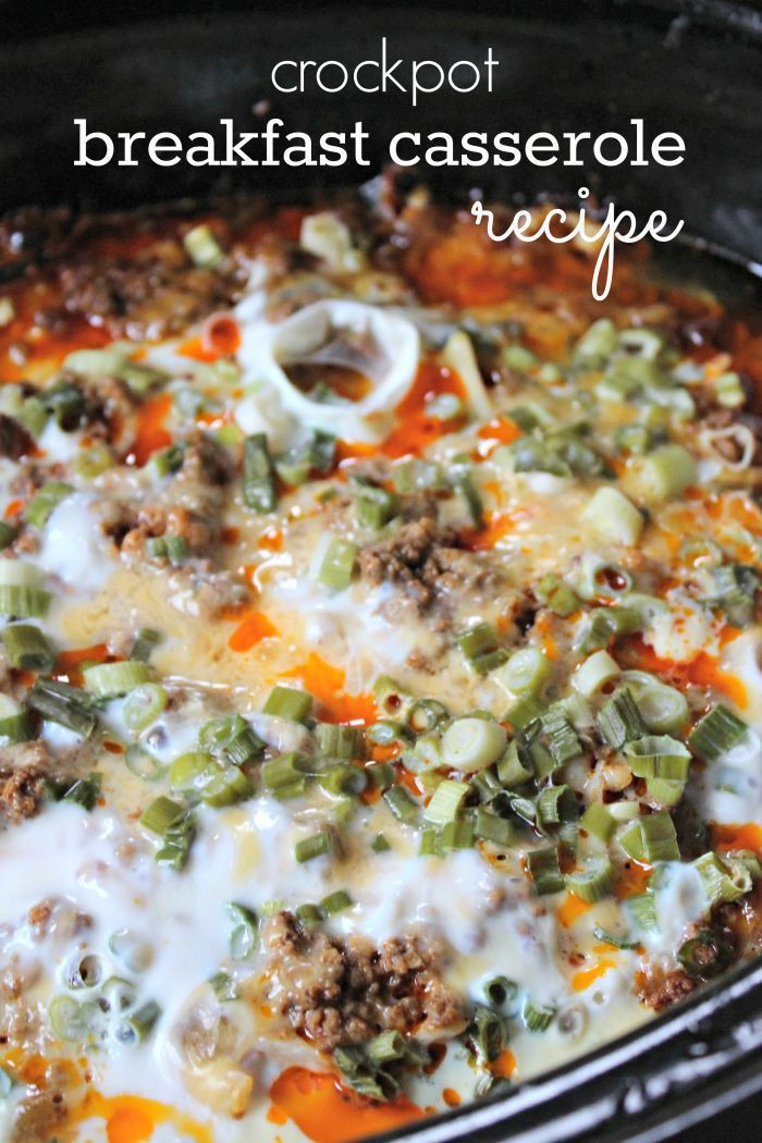 Crockpot Breakfast Casserole Recipe
 Crockpot Breakfast Casserole Recipe