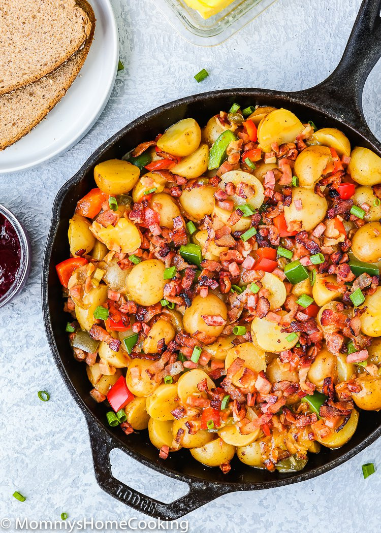 Crockpot Breakfast Potatoes
 Slow Cooker Bacon and Ham Breakfast Potatoes Mommy s