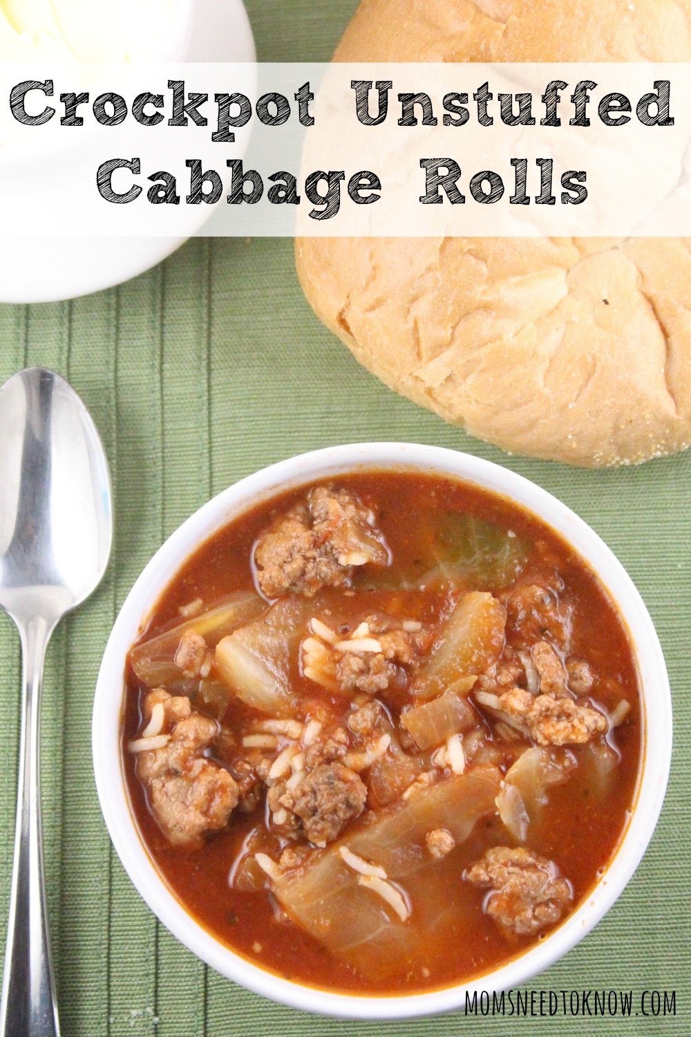 Crockpot Cabbage Roll Soup
 Crockpot Unstuffed Cabbage Rolls Soup