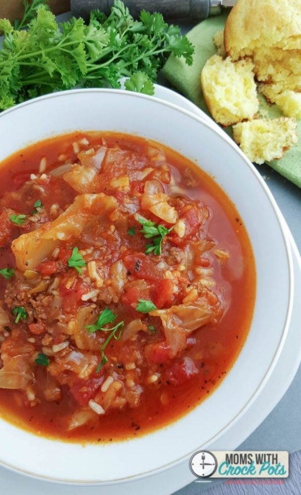 Crockpot Cabbage Roll Soup
 Crockpot Cabbage Roll Soup Moms with Crockpots