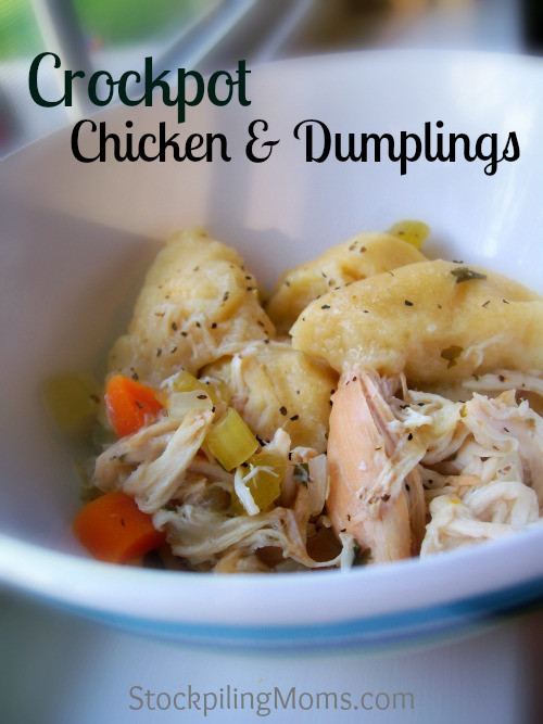 Crockpot Chicken Dumplings
 Crockpot Chicken and Dumplings