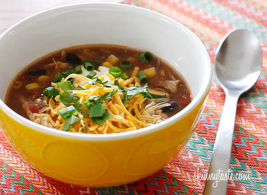 Crockpot Chicken Enchilada Soup
 Crock Pot Chicken Enchilada Soup