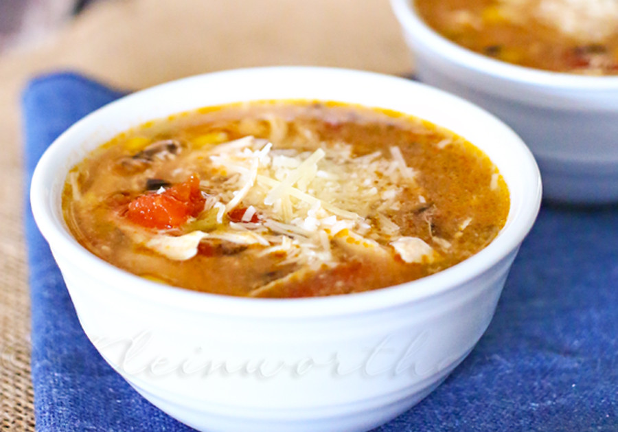 Crockpot Chicken Enchilada Soup
 Crock Pot Chicken Enchilada Soup Easy Family Dinner