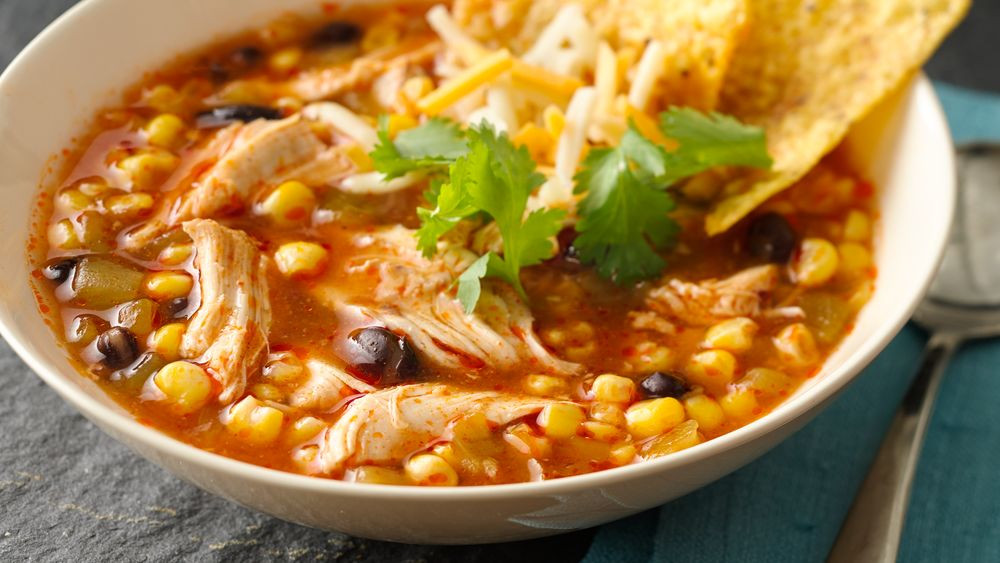 Crockpot Chicken Enchilada Soup
 Slow Cooker Chicken Enchilada Soup recipe from Pillsbury