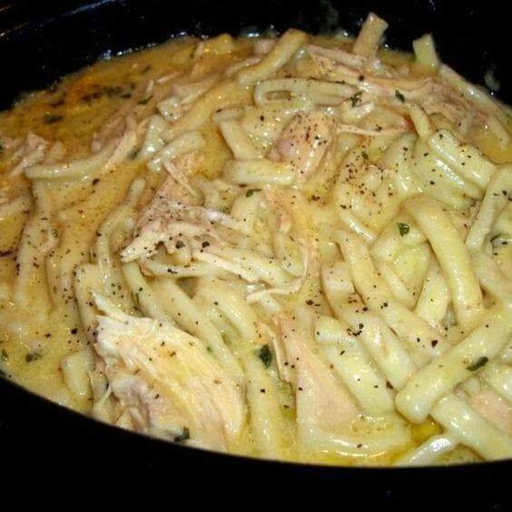Crockpot Chicken Noodles
 Skinny Points Recipes forting Chicken & Noodles Crock Pot