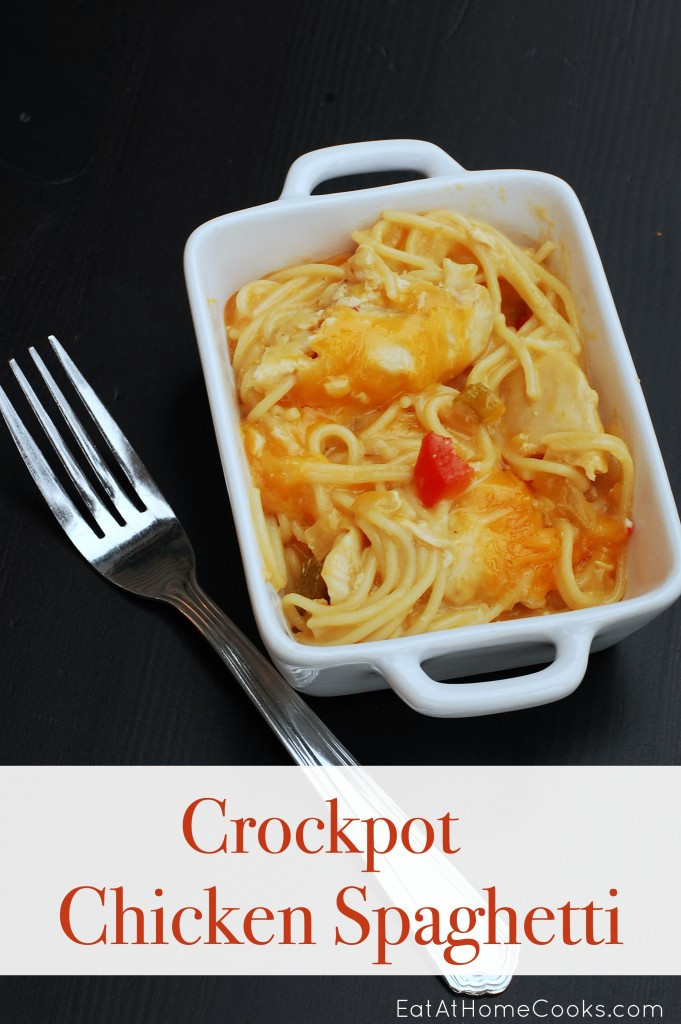 Crockpot Chicken Spaghetti
 Crockpot Chicken Spaghetti Eat at Home