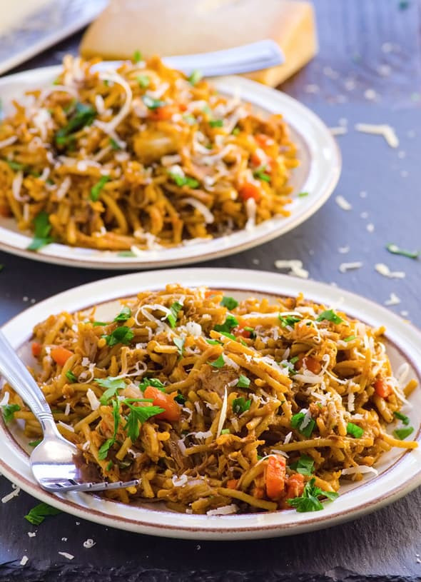 Crockpot Chicken Spaghetti
 Crockpot Chicken Spaghetti iFOODreal Healthy Family