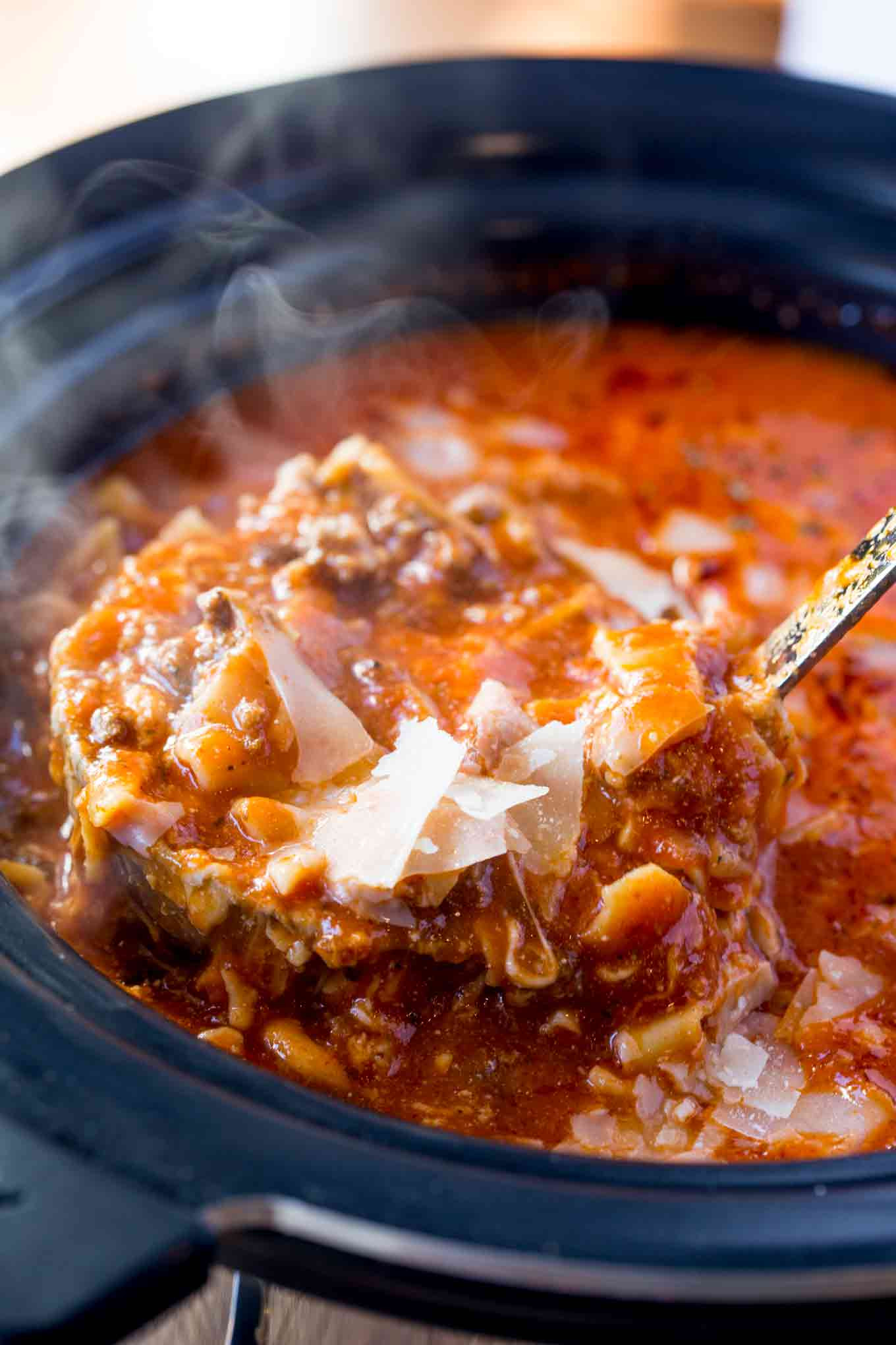 Crockpot Lasagna Soup
 Slow Cooker Lasagna Soup Dinner then Dessert