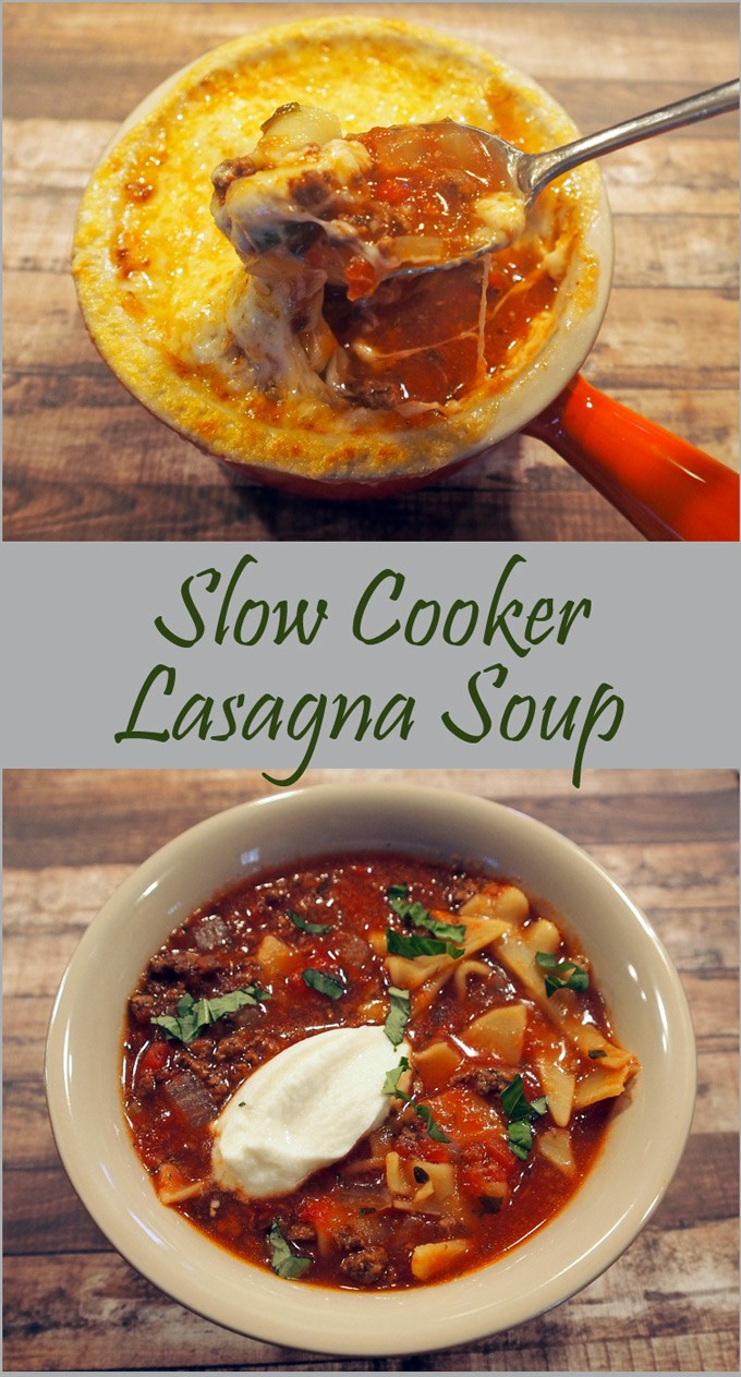 Crockpot Lasagna Soup
 Slow Cooker Lasagna Soup – Gravel & Dine