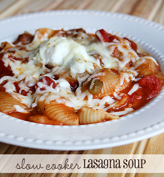 Crockpot Lasagna Soup
 Showcase Your Talent Thursday 64 Whats Cooking Love