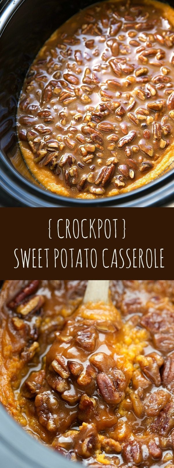 Crockpot Potato Casserole
 Slow Cooker Sweet Potato Casserole