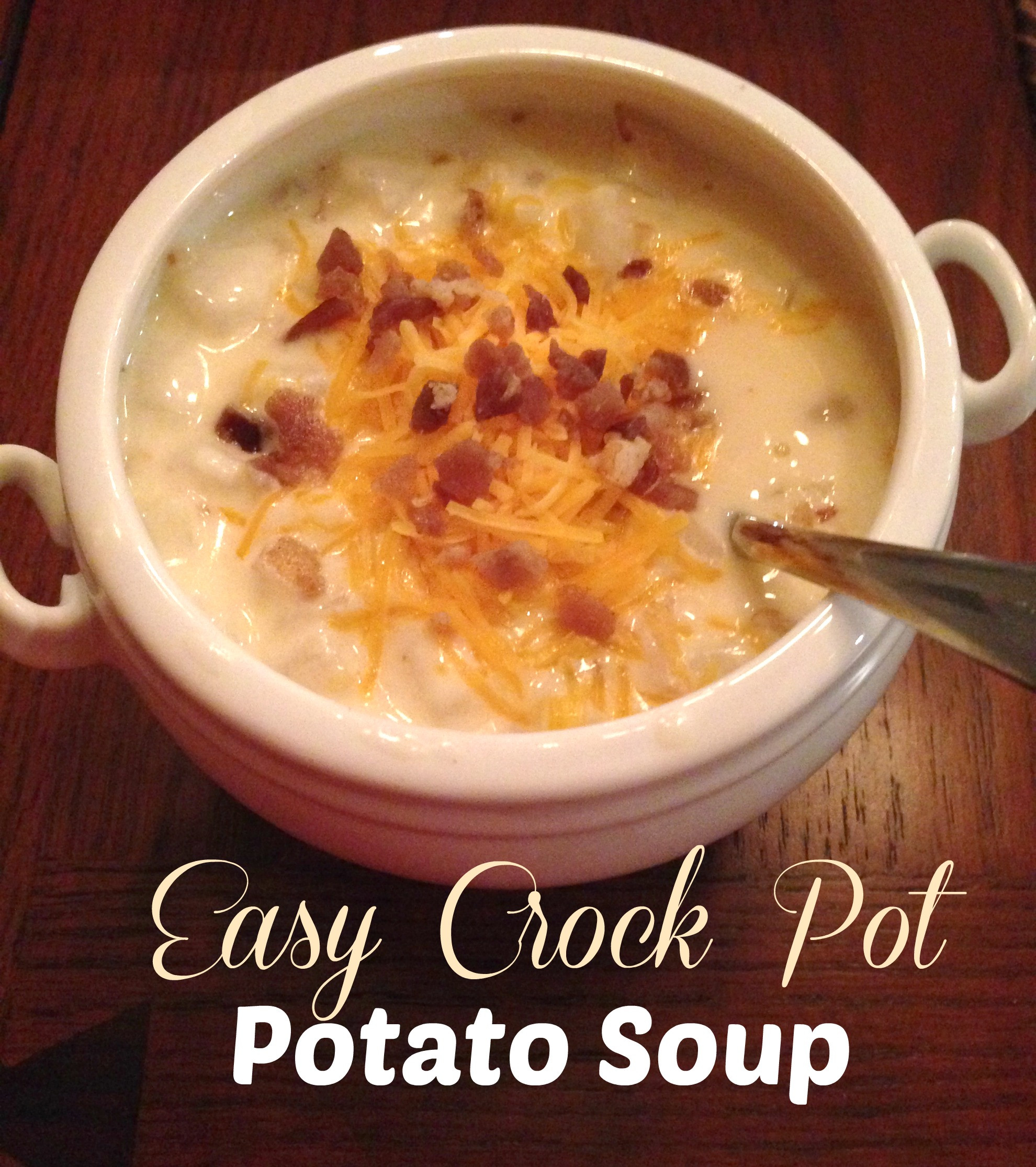Crockpot Potato Soup Recipe
 Crock Pot Potato Soup Leah With Love