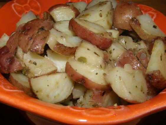 Crockpot Roasted Potatoes
 Robyn s Crock Pot Herb Roasted Potatoes