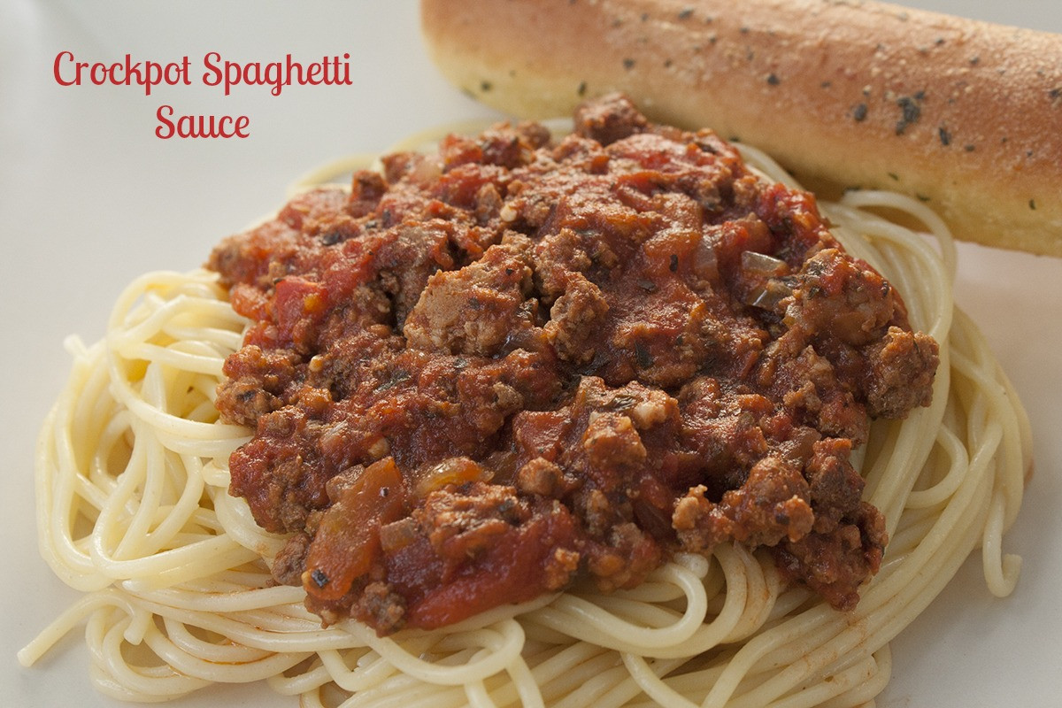 Crockpot Spaghetti Sauce
 A Dash of Sunshine Crockpot Spaghetti Sauce