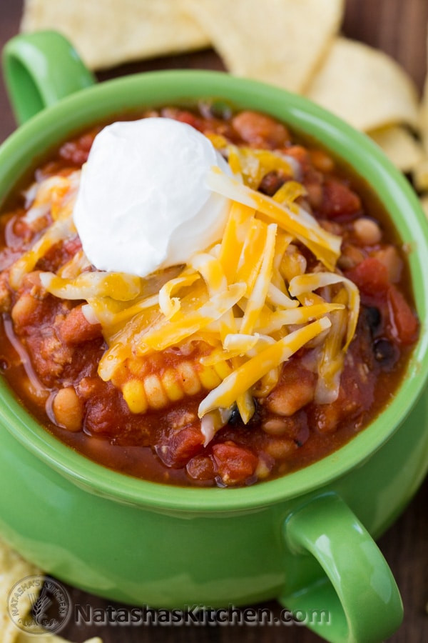 Crockpot Turkey Chili
 Crockpot chili recipes Chili recipe Crock pot Crock pot