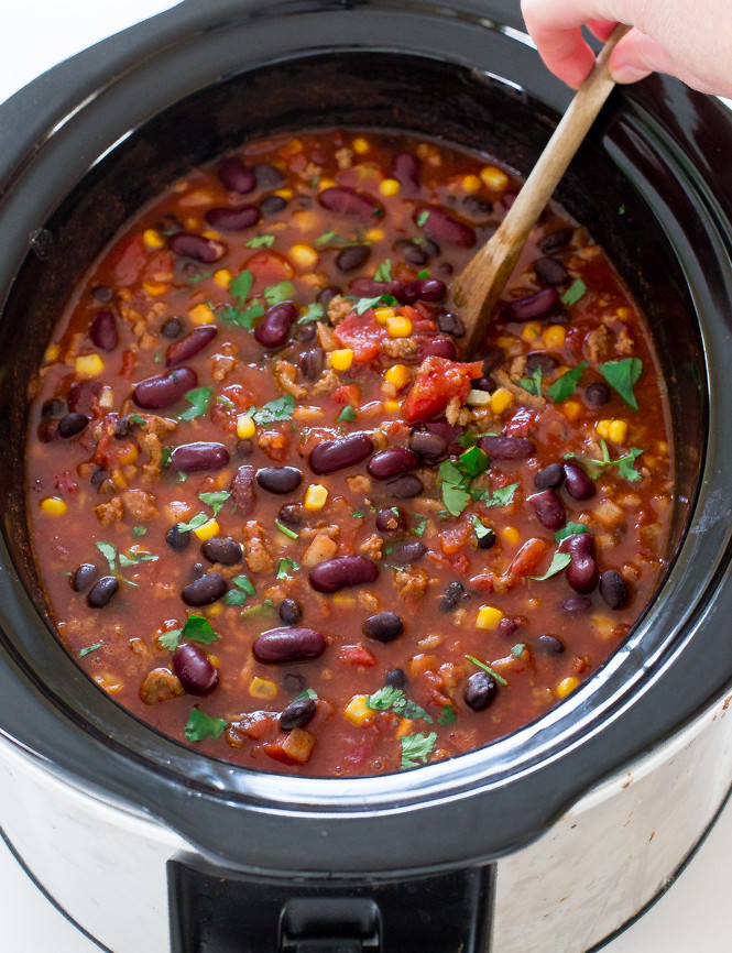 Crockpot Turkey Chili
 Slow Cooker Turkey Chili Chef Savvy