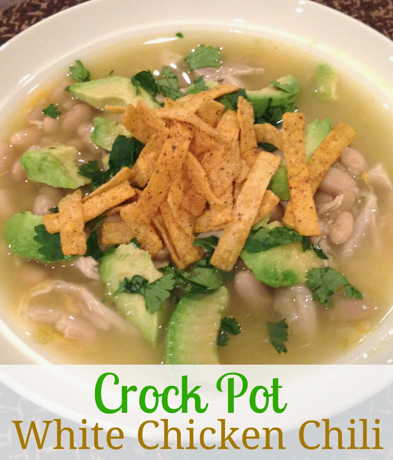 Crockpot White Chicken Chili
 simply made with love Crock Pot White Chicken Chili