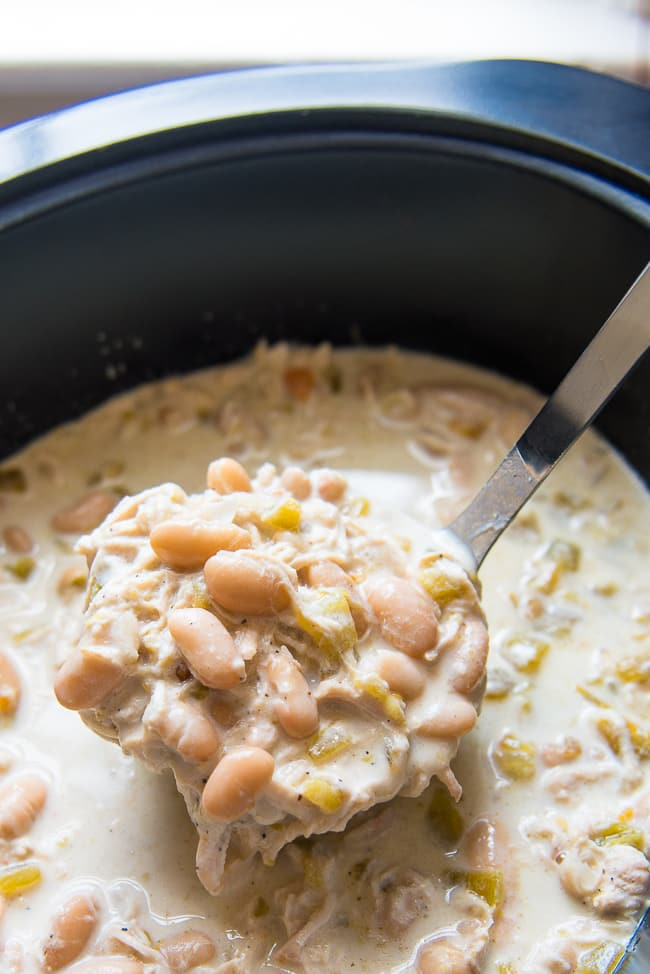 Crockpot White Chicken Chili
 Crock Pot White Chicken Chili