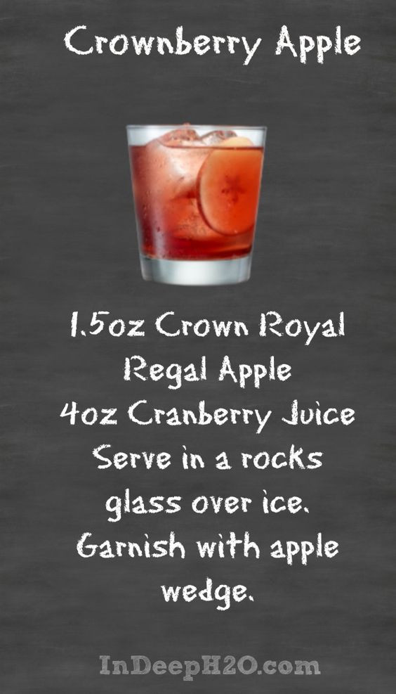 Crown Apple Drinks Recipes
 Crowns Apples and Cocktail recipes on Pinterest