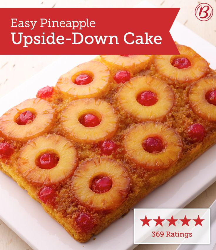 Crushed Pineapple Upside Down Cake
 Easy Pineapple Upside Down Cake Recipe