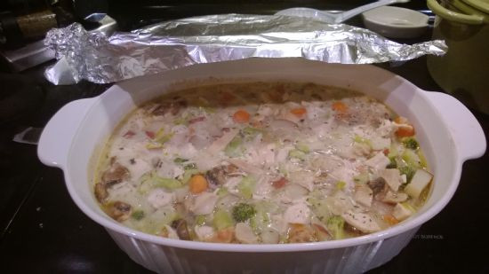 Crustless Chicken Pot Pie
 Crustless Chicken Pot Pie