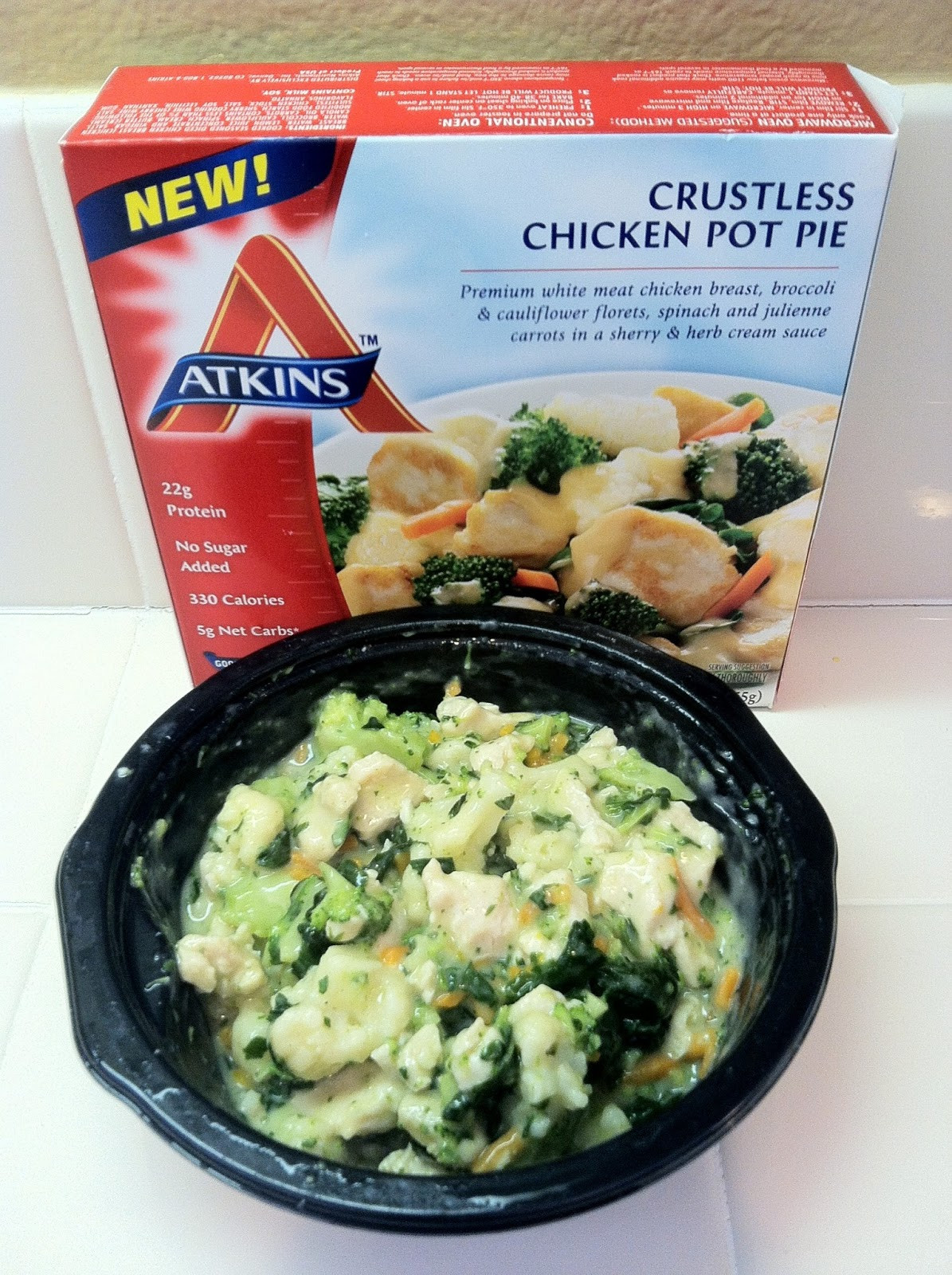 Crustless Chicken Pot Pie
 Low Carb Layla Atkins Crustless Chicken Pot Pie Review