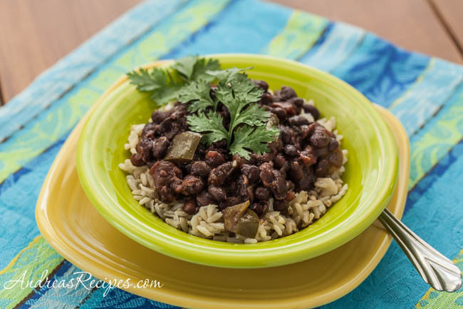 Cuban Black Beans And Rice
 Slow Cooker Cuban Style Black Beans Recipe with Rice