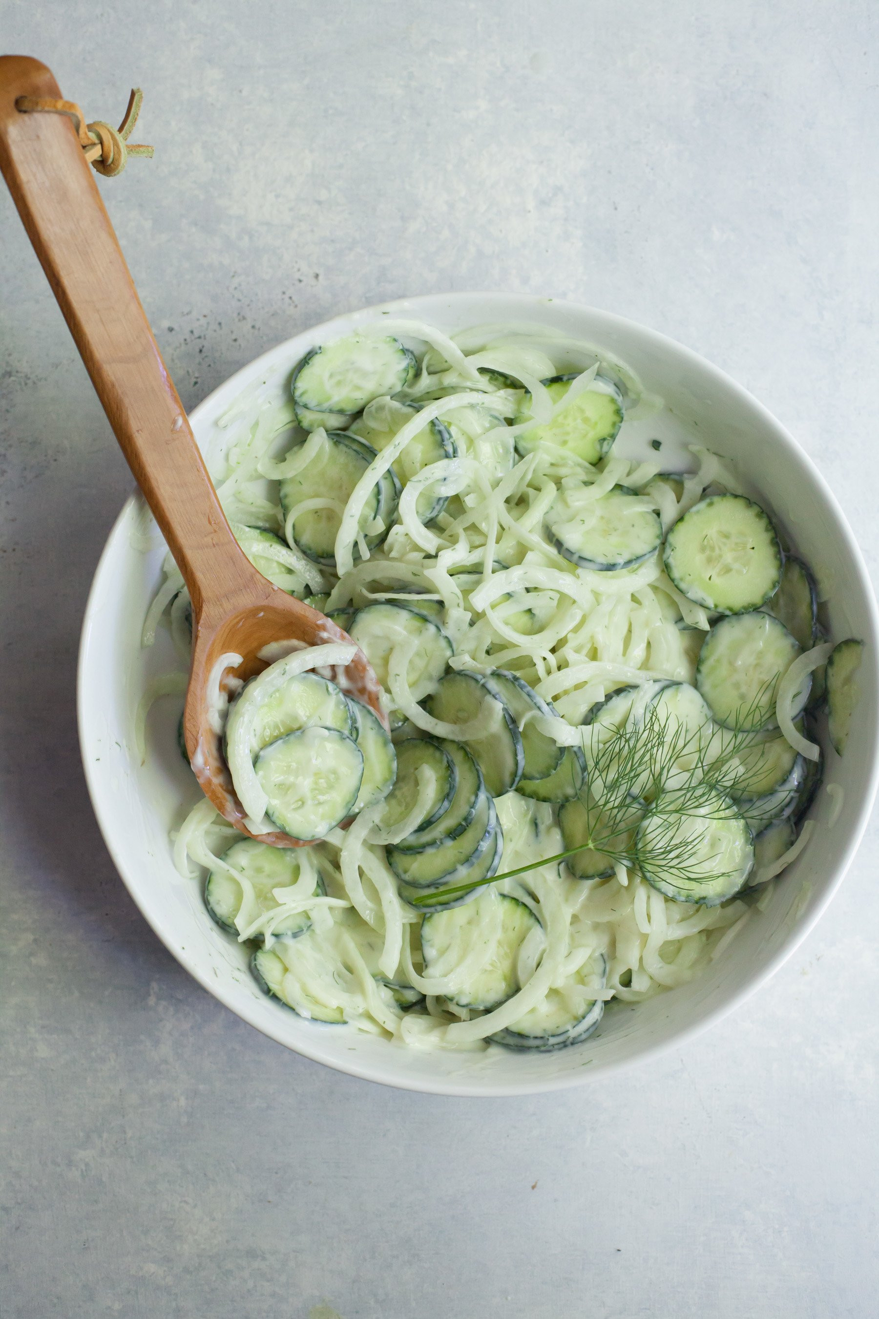 Cucumber Onion Salad
 Simple Cucumber ion Salad Wholefully