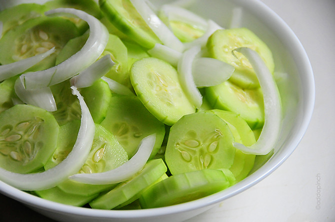 Cucumber Onion Salad
 Cucumber ion Salad Recipe Add a Pinch