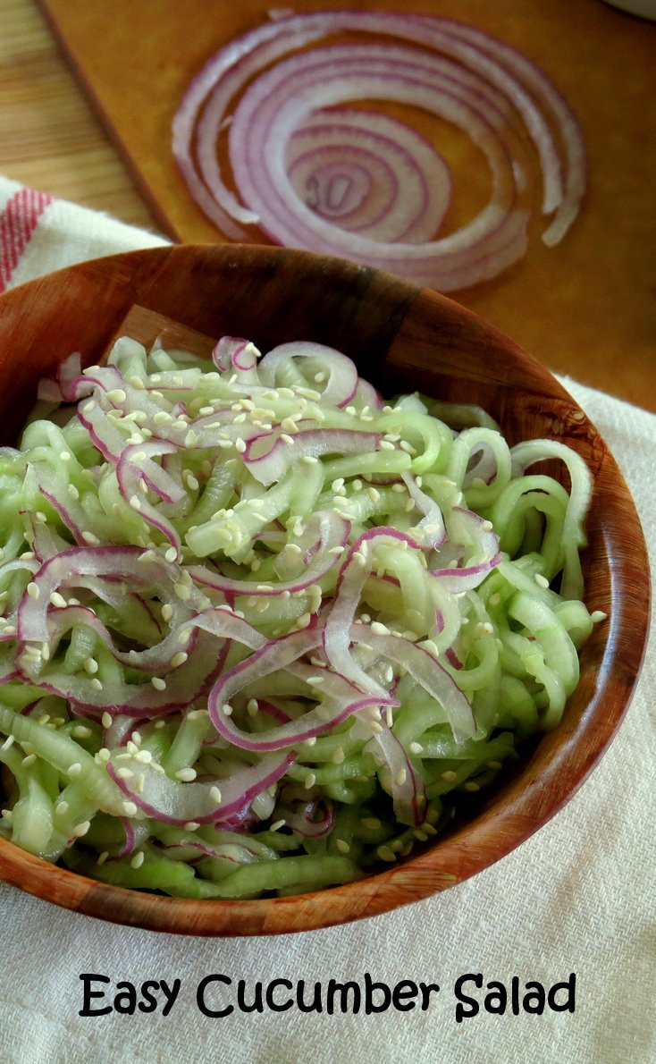 Cucumber Onion Salad
 Cucumber ion Salad A Super Easy Side Dish The