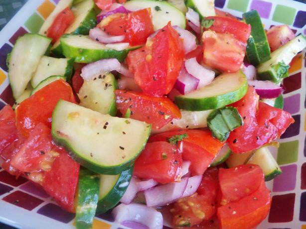 Cucumber Onion Tomato Salad
 Tomato Cucumber And Red ion Salad Recipe Food