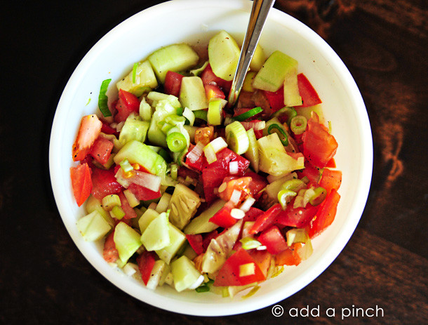 Cucumber Onion Tomato Salad
 Cucumber Tomato & ion Salad Recipe Add a Pinch