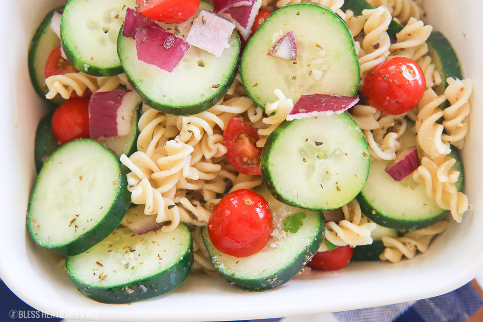 Cucumber Pasta Salad
 The Best Cucumber Pasta Salad Gluten Free