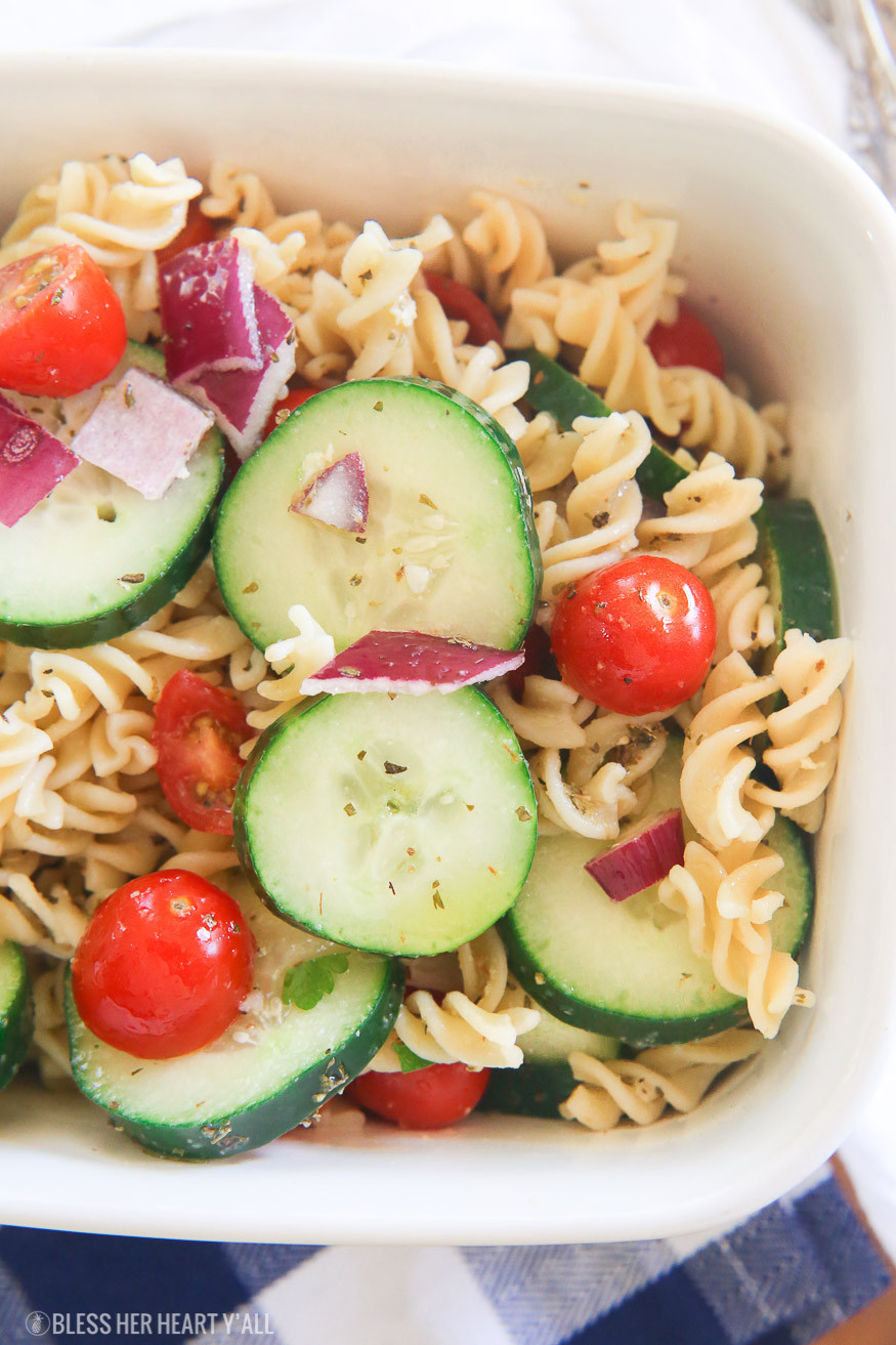 Cucumber Pasta Salad
 The Best Cucumber Pasta Salad Gluten Free