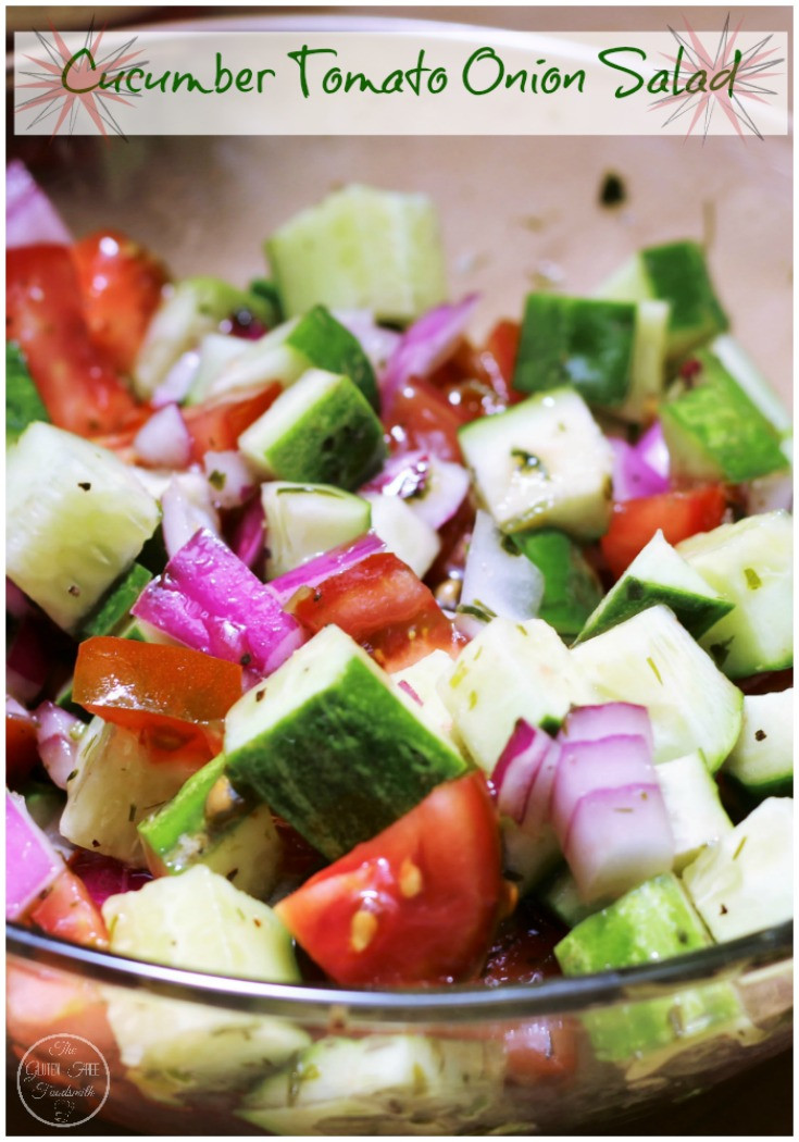 Cucumber Tomato Onion Salad
 Cucumber Tomato ion Salad The Gluten Free Foodsmith