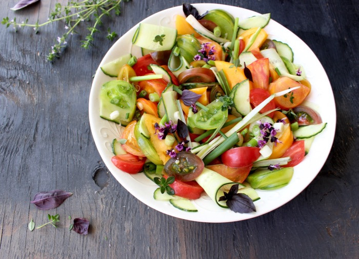 Cucumber Tomato Salad Recipe
 Cucumber Tomato Salad Recipe Video • CiaoFlorentina