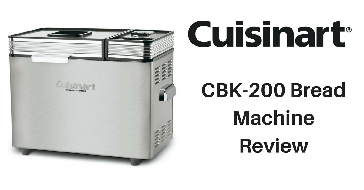 Cuisinart Bread Machine Recipes
 Cuisinart CBK 200 Bread Machine Review Abby Sher